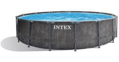 Intex 26742NP bazen Greywood Prism Frame 457 x 122 cm, filter pumpa, ljestve