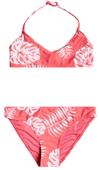 Roxy ERGX203337-MGE6 Cali Friend Tri kupaći za djevojčice, dvodijelni, roza, XL