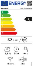 Whirlpool TDLRB 65242BS EU/N perilica za rublje, 6,5 kg