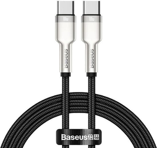 BASEUS kabel za punjenje/podatkovni kabel CATJK-C01 USB-C na USB-C, 100 W, 2 m, crni