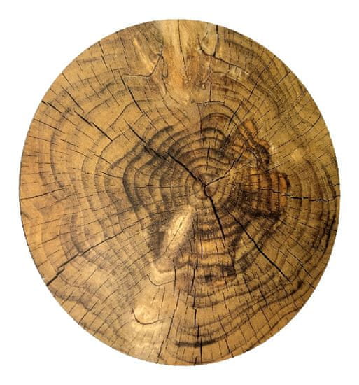 Marex Trade plutani stolnjak, Ø 38 cm, imitacija drveta