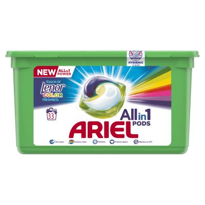 Ariel kapsule za pranje Touch of Lenor 3 in 1, 35 komada