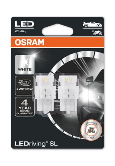 Osram LED žarulja W21/5W LEDriving® SL12v 7515D