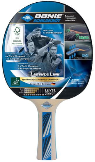 Donic Schildkrot Legends 700 reket za stolni tenis