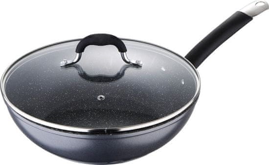 Bergner BGMP-3289-BK MasterPro Home Editon tava wok, crna, 28 cm