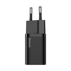 BASEUS Super Si Quick punjač 1C 20W PD + USB-C / Lightning kabel, crno