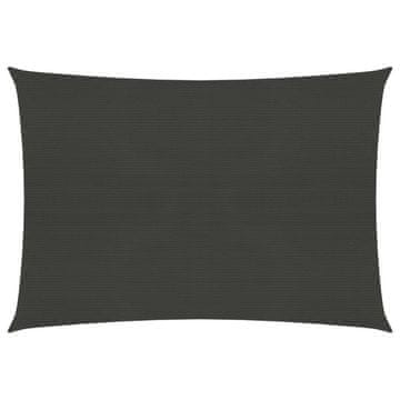 Vidaxl Jedro za zaštitu od sunca HDPE 2 x 3,5 m antracit