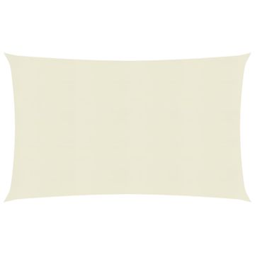 Vidaxl Jedro za zaštitu od sunca 160 g/m² krem 2,5 x 5 m HDPE