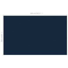Vidaxl Plutajući PE solarni pokrov 260x160 cm crno-plavi