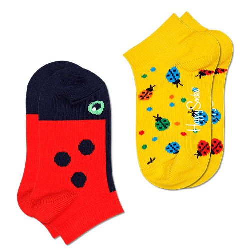 Happy Socks čarape za djevojčice Ladybug Low Sock, 2 para