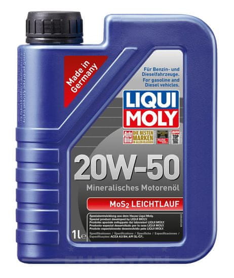 Liqui Moly MOS2 Low Friction 20W50 motorno ulje, 1 l