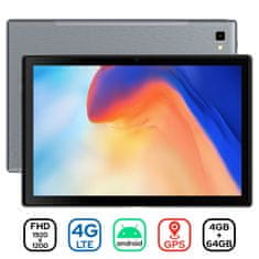 iGET Blackview Tab 8 tablet, 10.1, 4G-LTE, 4GB/64GB, Android 10, srebrn