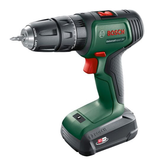 Bosch UniversalImpact 18 akumulatorski odvijač, 2× 1,5Ah (06039D4102)