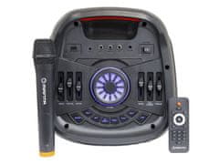 Manta SPK5310 PRO zvučnik, karaoke, ugrađena baterija, Bluetooth, USB, MP3, FM, disko LED, TWS, 10000 W P.M.P.O.