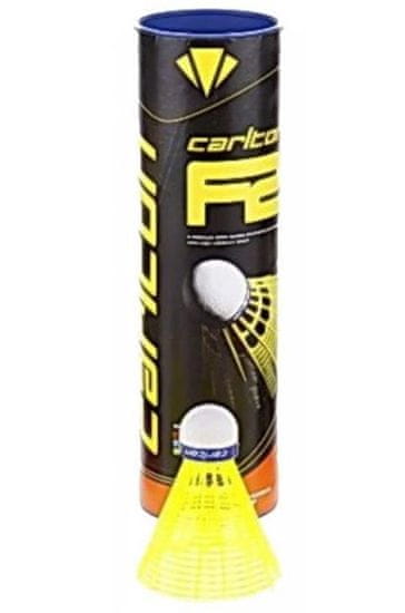 Carlton F2 loptice za badminton, 6 komada, žute