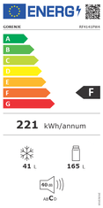 Gorenje RF4141PW4 samostojeći hladnjak