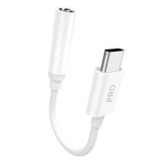 DUDAO L16CPro adapter USB-C / 3.5mm mini jack, bijela