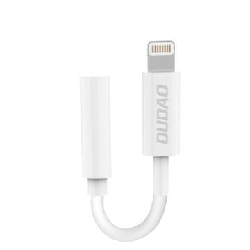 DUDAO L16i adapter Lightning / 3.5mm mini jack, bijela