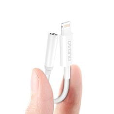 DUDAO L16i adapter Lightning / 3.5mm mini jack, bijela