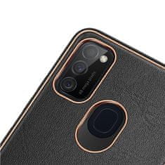 Dux Ducis Yolo kožna maska za Samsung Galaxy M30s, crno