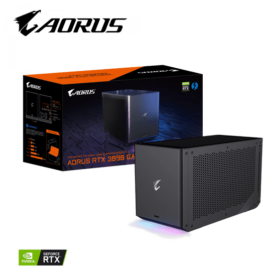 Gigabyte Aorus GeForce RTX 3090 Gaming Box grafička kartica z ohišjem, 24 GB GDDR6X (GV-N3090IXEB-24GD)
