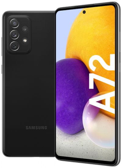 Samsung Galaxy A72 mobilni telefon, 128 GB, crni
