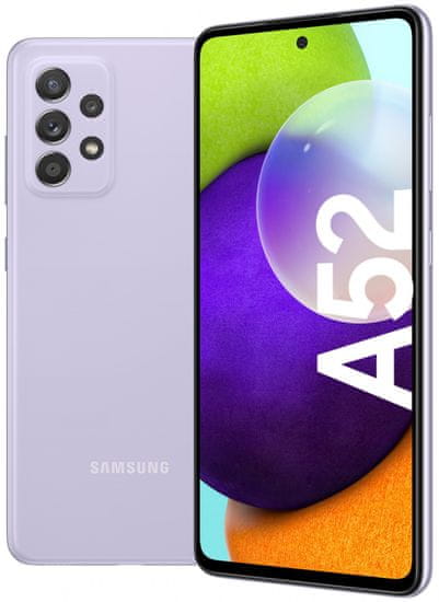Samsung Galaxy A52 mobilni telefon, 128 GB, ljubičasti