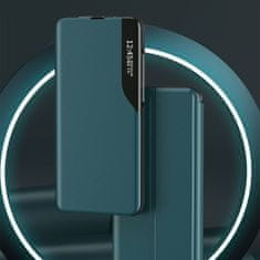 MG Eco Leather View preklopna maska za Samsung Galaxy A72, plava