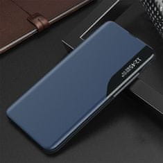 MG Eco Leather View preklopna maska za Samsung Galaxy A72, plava