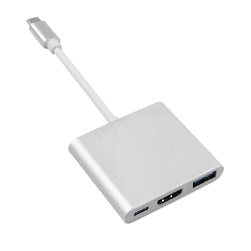 Maclean Adapter USB-C 3.0 na HDMI / USB / USB-C MCTV-840 - otvoreno pakiranje