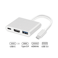 Maclean Adapter USB-C 3.0 na HDMI / USB / USB-C MCTV-840 - otvoreno pakiranje