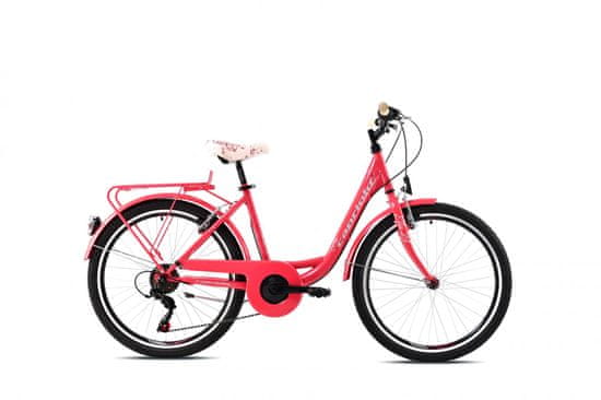Capriolo Ella 24 gradski bicikl, ružičasti