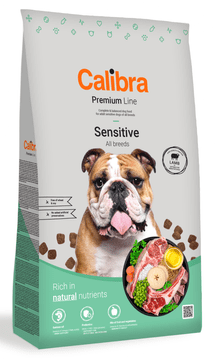 Calibra Premium Line suha hrana za pse, Sensitive, janjetina, 3 kg