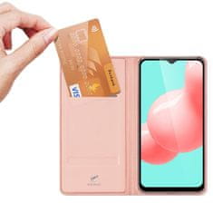 Dux Ducis Skin Pro preklopna kožna maska za Samsung Galaxy A32 5G, ružičasta