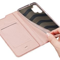 Dux Ducis Skin Pro preklopna kožna maska za Samsung Galaxy A32 5G, ružičasta