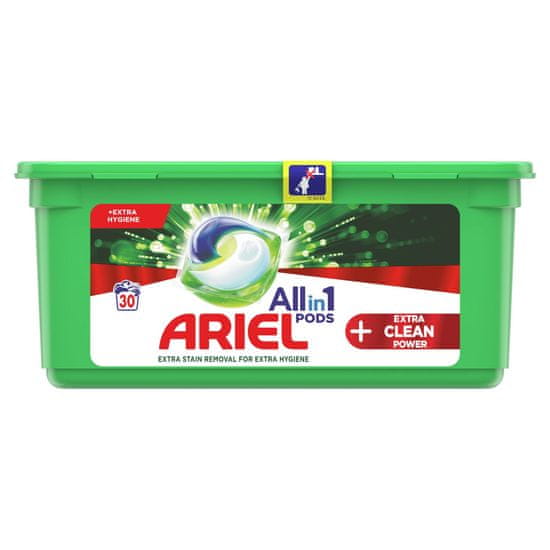 Ariel All-In-1 PODs +Extra Clean Power kapsule za pranje, 30 pranja