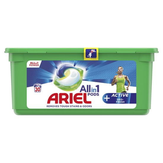 Ariel All-In-1 PODs + kapsule za pranje, aktivna tehnologija protiv mirisa, 30 pranja