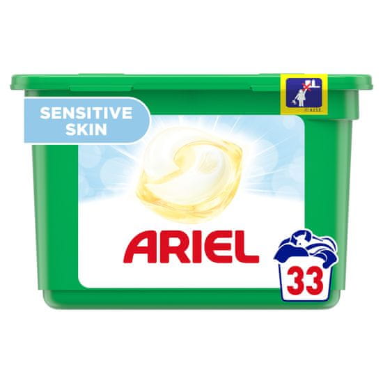 Ariel All-in-1 Pods osjetljive kapsule za pranje, 33 pranja, za osjetljivu kožu