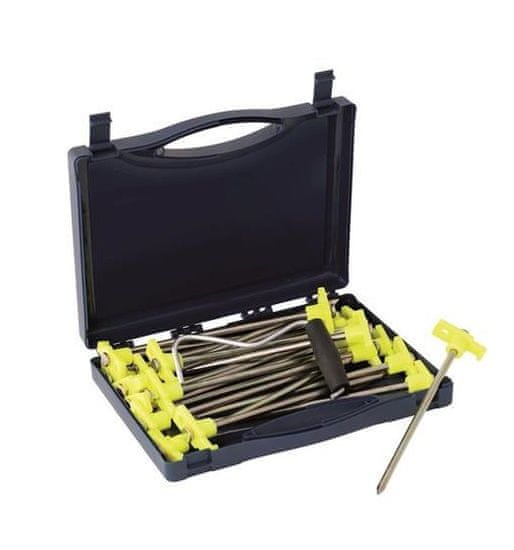 Outwell set klinova za šator, 20 komada + odstranjivač klinova, 20,5 cm, čelik