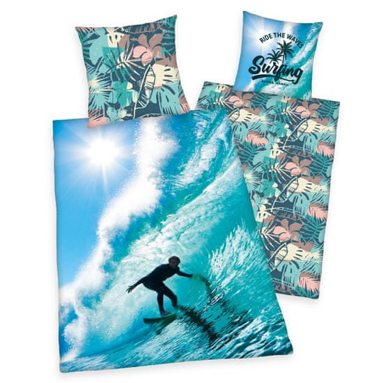 Herding Surfer posteljina 140 x 200/70 x 90 cm