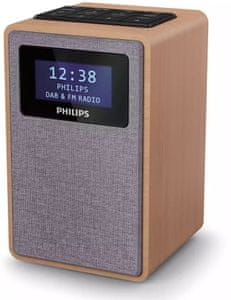 moderni bežični radio philips tar5005 dab fm radio budilica 2 puta budnost čisti zvuk snaga od 1 W lcd zaslon pune snage