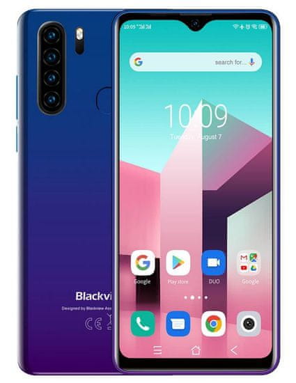 Blackview A80 Plus pametni telefon, 4 GB/64 GB, plavi