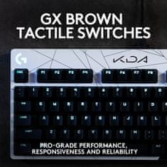 Logitech G Pro, GX Brown, K/DA, US, HR gravura