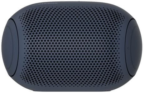 prijenosni zvučnik lg pl2 xboom go bluetooth aux ulaz usb punjenje izdržljivost do 10 h led svjetla kontrabas ubrzati moderno stilsko kućište mikrofon za hands-free pozive i glasovnu kontrolu vodootporan ipx5 poligon s drugim zvučnikom meridijan visokokvalitetne glazbene izvedbe 5
