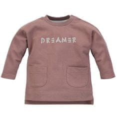 PINOKIO 1-02-2101-310E-CB Dreamer dječji pulover, smeđi, 68