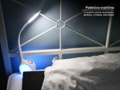 Platinet PDL20BAT stolna i noćna LED svjetiljka, bijela