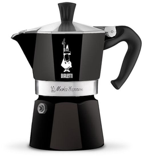 Bialetti Moka Express aparat za kavu, crna, 1 šalica