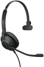 Jabra Evolve2 30, USB-A, MS Mono žičane slušalice, crne