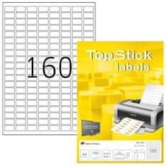 Herma Top Stick 8791 naljepnice, 22 x 12 mm, bijele, 100/1