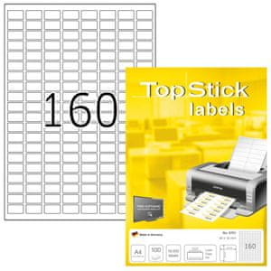   Herma Top Stick 8791 naljepnice, 22 x 12 mm, bijele, 100/1